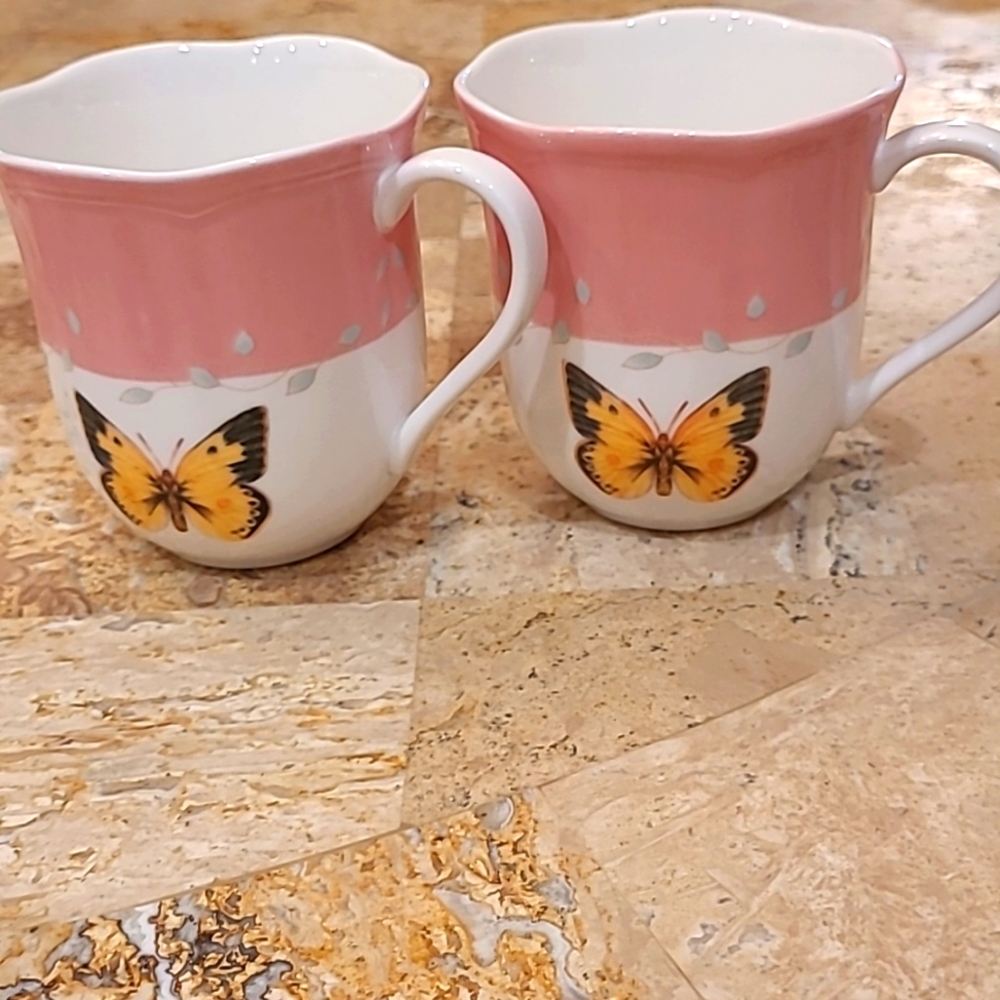 Butterfly Meadow Set of 2 mugs